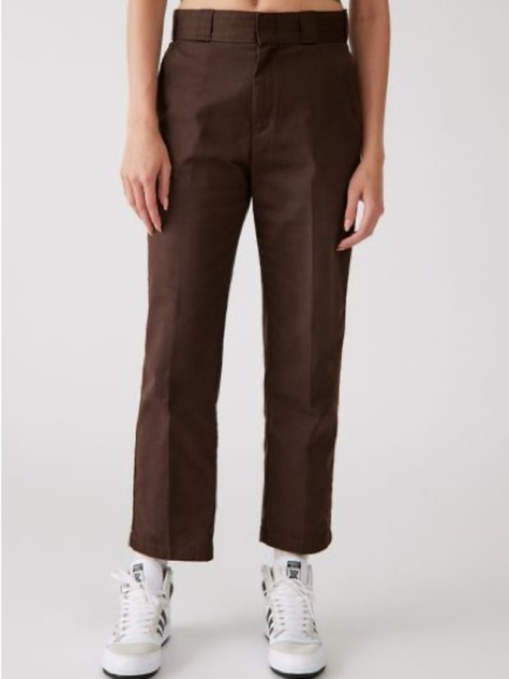 Urban Outfitters Brown Straight-Leg Trousers